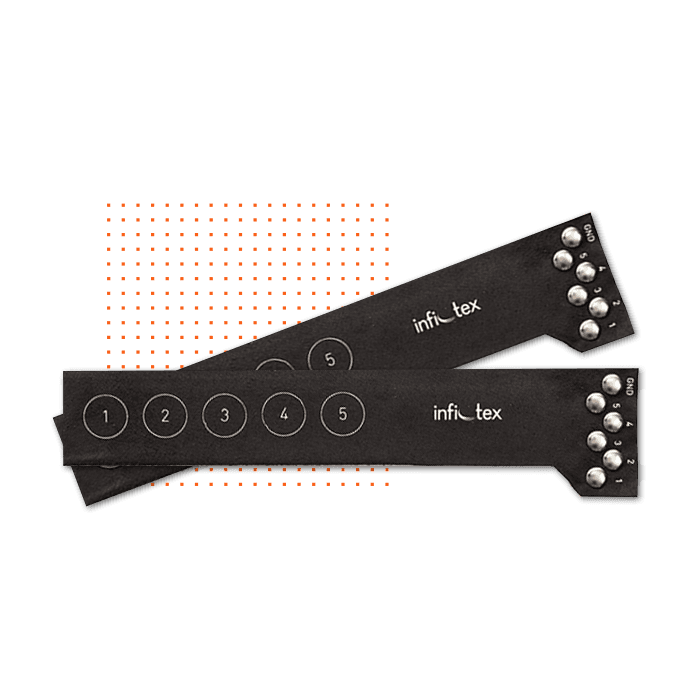 Infi-Tex textile Button Strip development kit